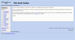 Desktop Screenshot of garbindex.com